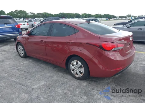 2016 Hyundai Elantra Se z USA, uszkodzony, nr VIN 5NPDH4AE1GH755960